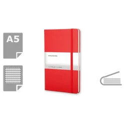 MOLESKINE Notatnik ok. A5 / Czerwony VM304-05
