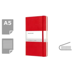 MOLESKINE Notatnik ok. A5 / Czerwony VM301-05