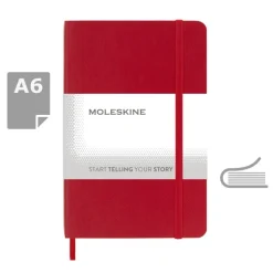 MOLESKINE Notatnik ok. A6 / Czerwony VM205-05