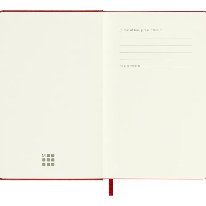 MOLESKINE Notatnik ok. A6 / Czerwony VM201-05