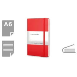MOLESKINE Notatnik ok. A6 / Czerwony VM201-05