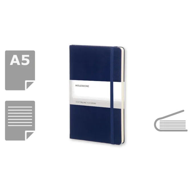MOLESKINE Notatnik ok. A5 / Granatowy VM301-04