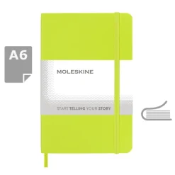 MOLESKINE Notatnik ok. A6 / Limonkowy VM205-09