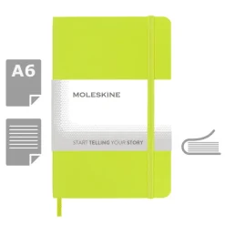 MOLESKINE Notatnik ok. A6 / Limonkowy VM203-09