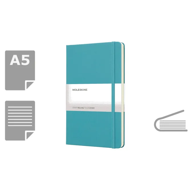 MOLESKINE Notatnik ok. A5 / Turkusowy VM301-29