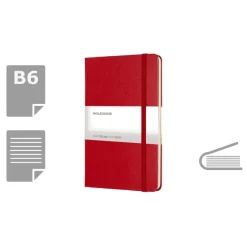 MOLESKINE Notatnik ok. B6 / Czerwony VM026-05