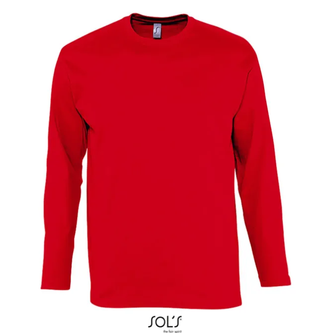 MONARCH Męski T-SHIRT 150g / Czerwony S11420-RD-L