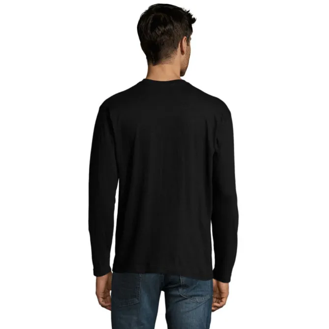 MONARCH Męski T-SHIRT 150g / Deep black S11420-DB-L