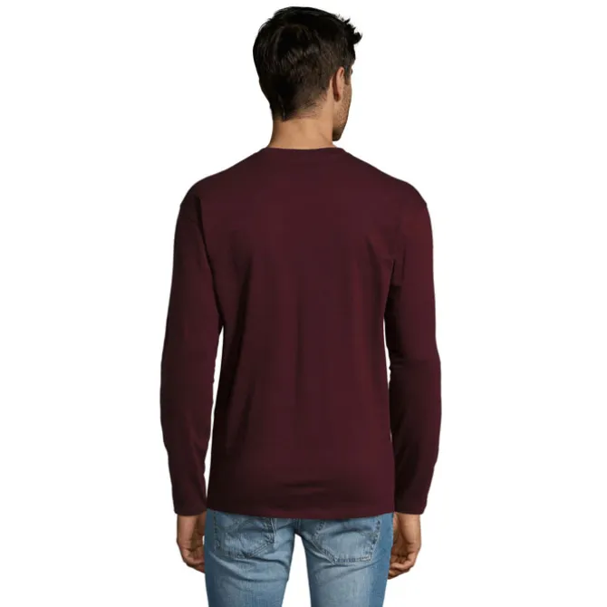 MONARCH Męski T-SHIRT 150g / Oxblood S11420-OX-S