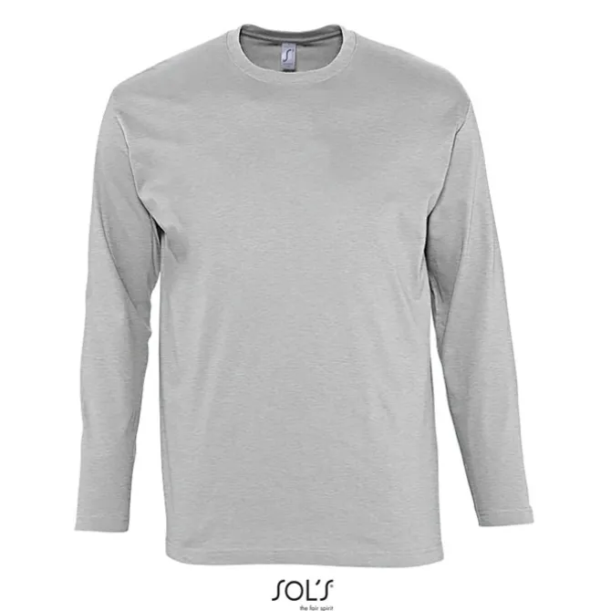 MONARCH Męski T-SHIRT 150g / Szary melanż S11420-GM-3XL