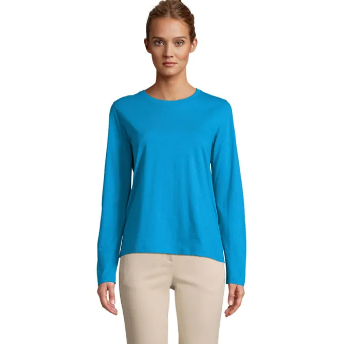 MONARCH WOMEN T-SHIRTS / Aqua S04443-AQ-XL