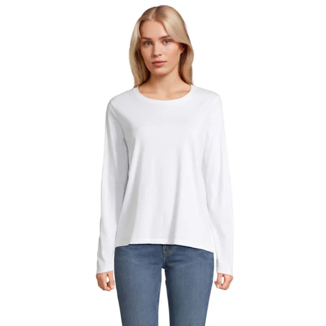 MONARCH WOMEN T-SHIRTS / Bialy S04443-WH-3XL