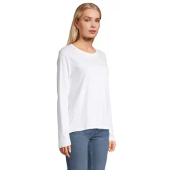 MONARCH WOMEN T-SHIRTS / Bialy S04443-WH-3XL