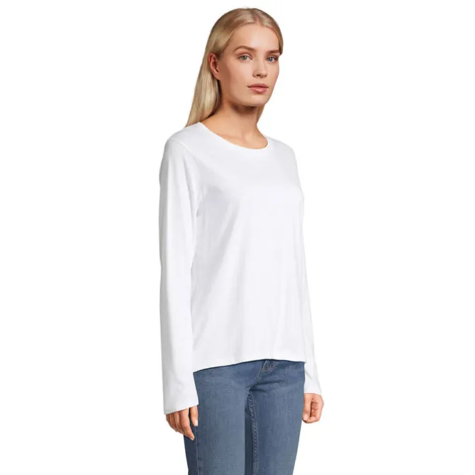 MONARCH WOMEN T-SHIRTS / Bialy S04443-WH-3XL