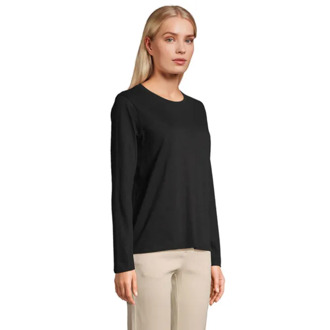 MONARCH WOMEN T-SHIRTS / Deep Black S04443-DB-M
