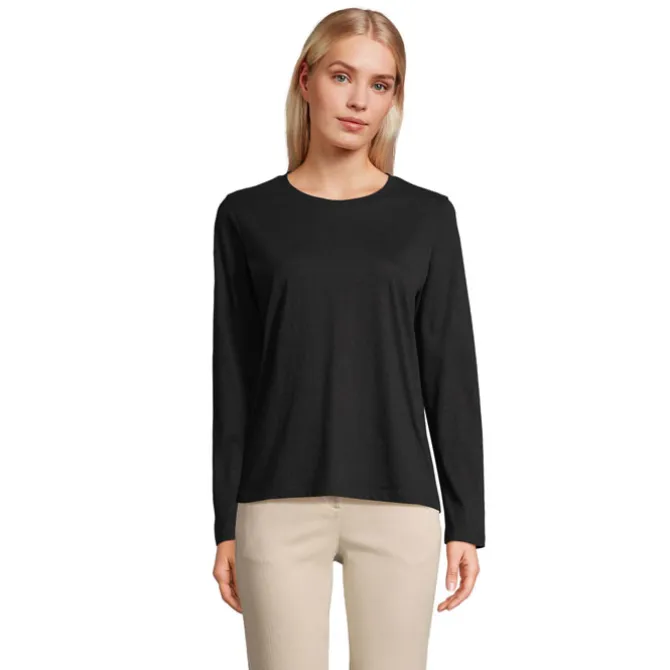 MONARCH WOMEN T-SHIRTS / Deep Black S04443-DB-M