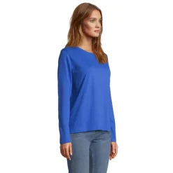 MONARCH WOMEN T-SHIRTS / Niebieski S04443-RB-L
