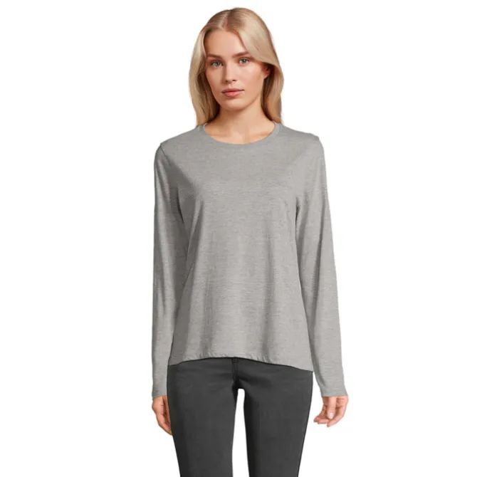 MONARCH WOMEN T-SHIRTS / Szary Melanż S04443-GM-M