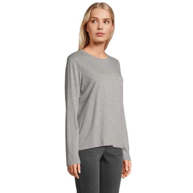 MONARCH WOMEN T-SHIRTS / Szary Melanż S04443-GM-M