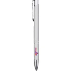 Moneta długopis z aluminium z recyklingu / Srebrny 10798481