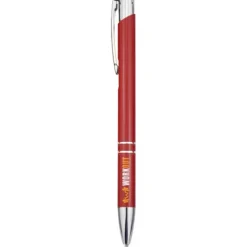 Moneta długopis z aluminium z recyklingu / Limonka 10798491