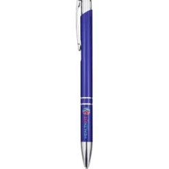 Moneta długopis z aluminium z recyklingu / Błękit królewski 10798453
