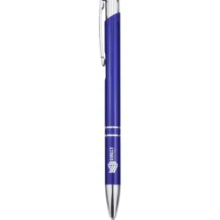 Moneta długopis z aluminium z recyklingu / Błękit królewski 10798453