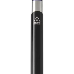 Moneta długopis z aluminium z recyklingu / Czarny 10782290