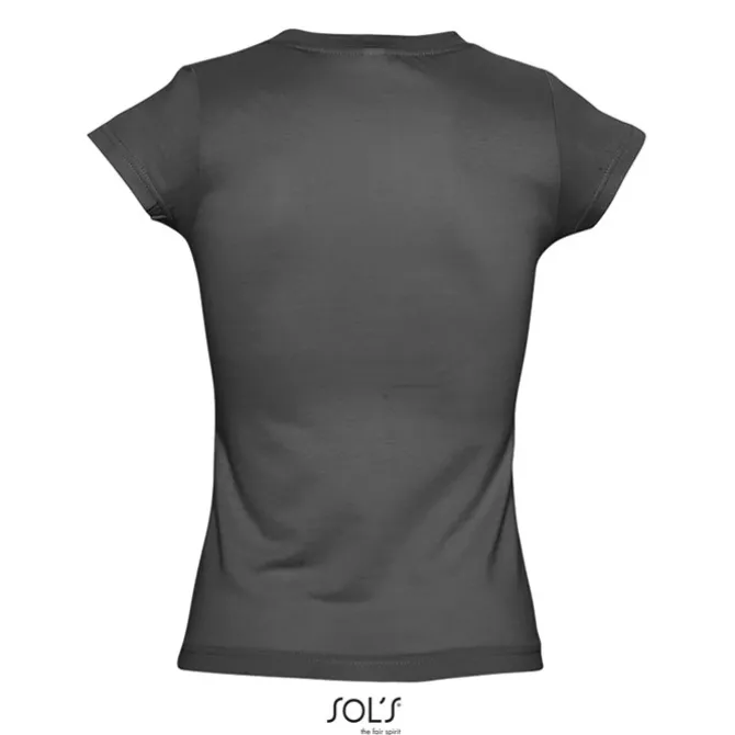 MOON Damski T-SHIRT 150g / Ciemny Szary S11388-DG-3XL