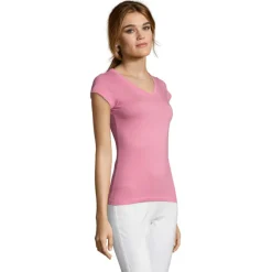 MOON Damski T-SHIRT 150g / Orchid Pink S11388-OP-XXL