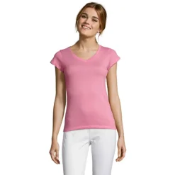 MOON Damski T-SHIRT 150g / Orchid Pink S11388-OP-M