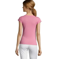 MOON Damski T-SHIRT 150g / Orchid Pink S11388-OP-M