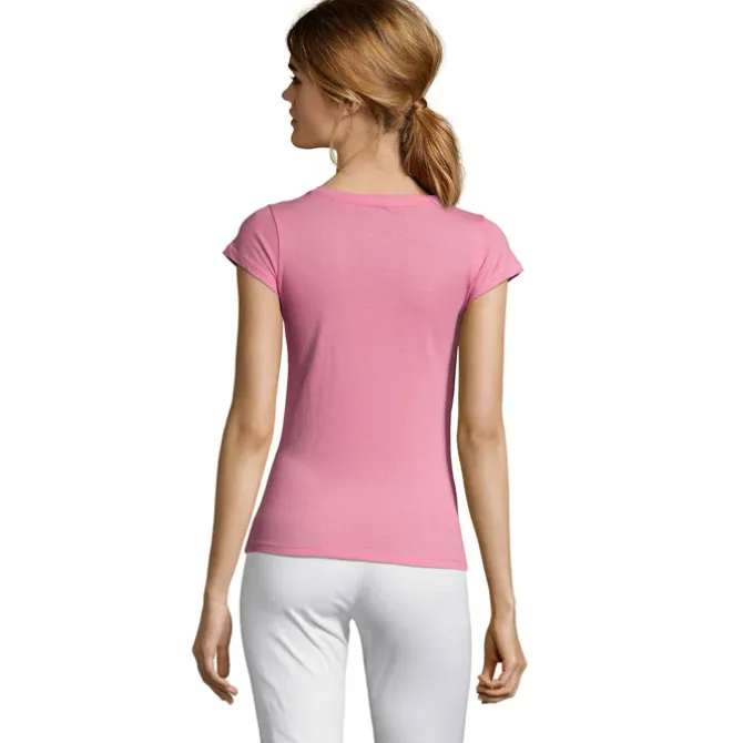 MOON Damski T-SHIRT 150g / Orchid Pink S11388-OP-M