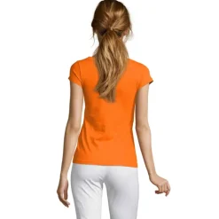 MOON Damski T-SHIRT 150g / Pomaranczowy S11388-OR-S