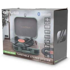 MT-207|Muse Vintage Gramofon z wyjściem BT / Ciemnoszary LT55026-N0060