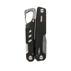 Narzędzie wielofunkcyjne z karabińczykiem Solid, 11 el. / Czarny P221.331