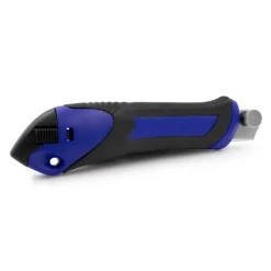 Nóż do tapet z mechanizmem zabezpieczającym, zapasowe ostrza w komplecie | Sutton / Granatowy V7237-04