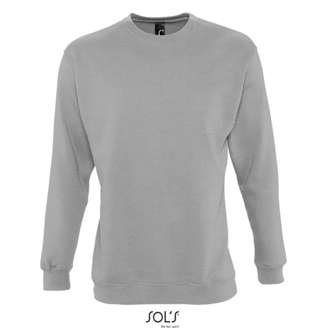 NEW SUPREME Bluza 280g / Szary melanż S13250-GM-XS