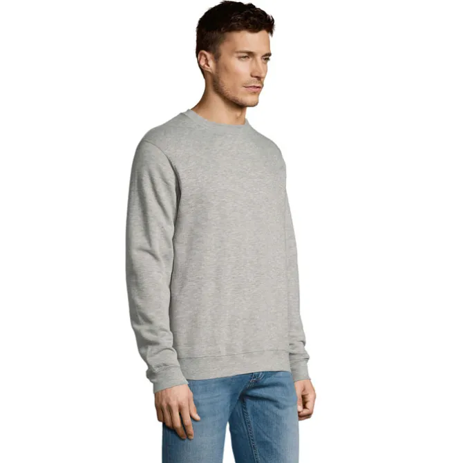 NEW SUPREME Bluza 280g / Szary melanż S13250-GM-XS
