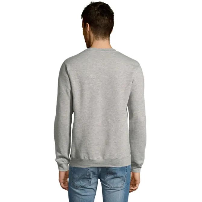 NEW SUPREME Bluza 280g / Szary melanż S13250-GM-XS