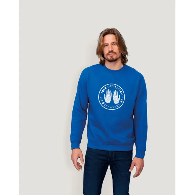 NEW SUPREME Bluza 280g / Szary melanż S13250-GM-XS