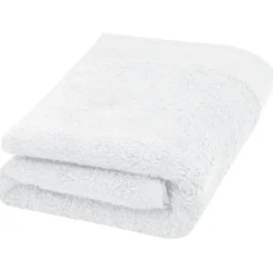 Nora bawełniany ręcznik kąpielowy o gramaturze 550 g/m² i wymiarach 50 x 100 cm / Biały 11700501