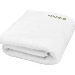 Nora bawełniany ręcznik kąpielowy o gramaturze 550 g/m² i wymiarach 50 x 100 cm / Biały 11700501