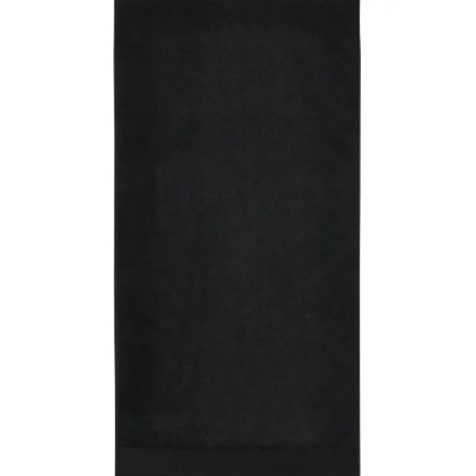 Nora bawełniany ręcznik kąpielowy o gramaturze 550 g/m² i wymiarach 50 x 100 cm / Czarny 11700590