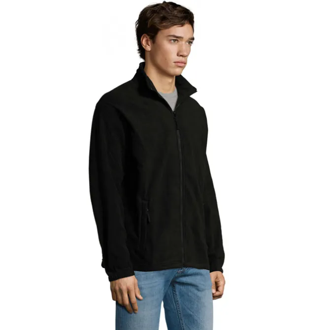 NORTH Męski polar 300g / Czarny / Czarny opal S55000-BK-XL