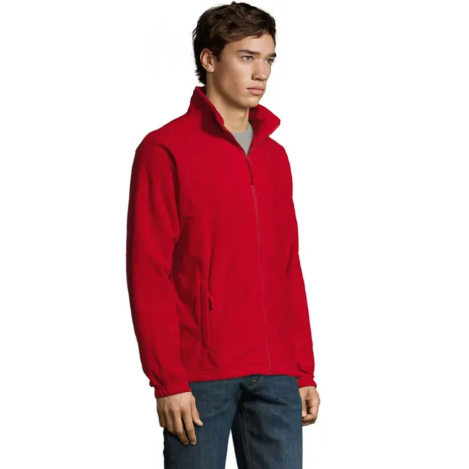 NORTH Męski polar 300g / Czerwony S55000-RD-5XL