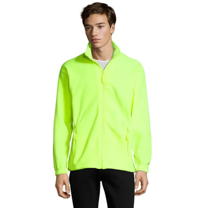 NORTH Męski polar 300g / Neon Yellow S55000-NE-XS