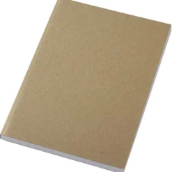 Notatnik A5 Novella Austen z miękką okładką z materiału z recyklingu, papier pakowy — 100 kartek / Piasek pustyni 21026406