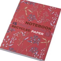 Notatnik A5 Novella Austen z miękkiej okładki z recyklingu, 100 kartek / Niebieski 21024852