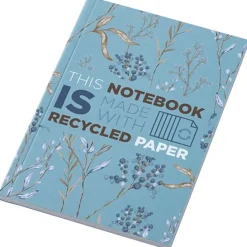 Notatnik A5 Novella Austen z miękką okładką z materiału z recyklingu, papier pakowy — 50 kartek  / Piasek pustyni 21026506